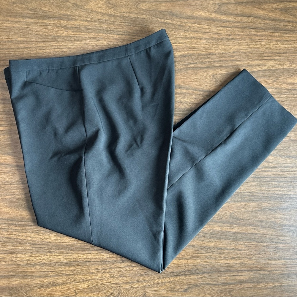 Vince Camuto Ladies Flat Front Dress Pants, Black, 14